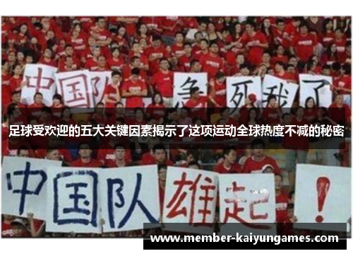 足球受欢迎的五大关键因素揭示了这项运动全球热度不减的秘密